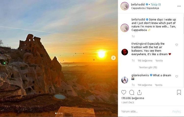 Çay, kahve döner... Bella Hadid şimdi de baklava sevgisini gösterdi, Türk mutfağına olan tutkusu sosyal medyada gündem oldu