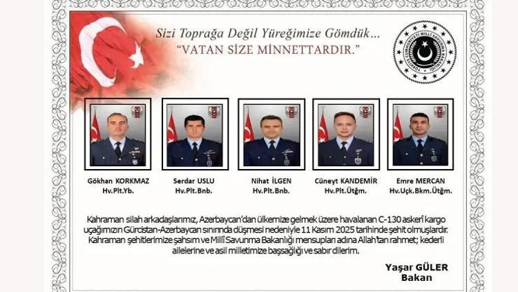MSB: 20 PERSONEL ŞEHİT DÜŞTÜ