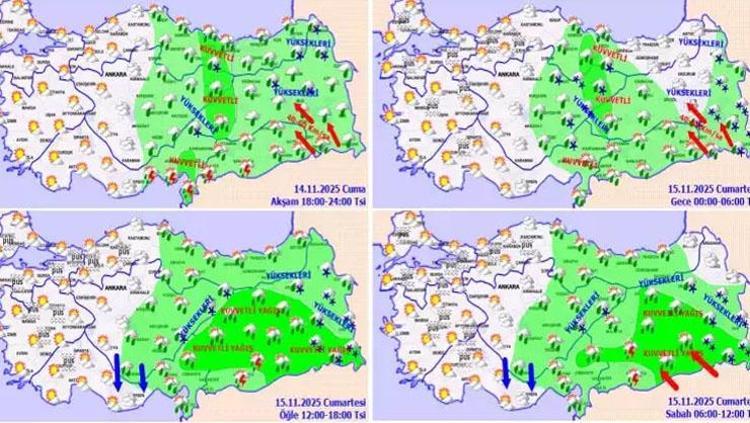 Meteoroloji 5 il için alarm verdi Görüş mesafesi sıfıra düştü: Evinizde kalın