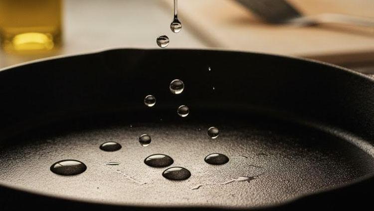 Yanmış tavayı temizlemenin en kolay yolu Asla çizilmiyor