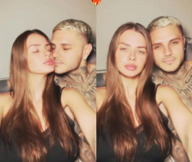 Aşkları dolu dizgin Mauro Icardi ve sevgilisinden romantik pozlar