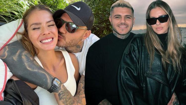 Aşkları dolu dizgin Mauro Icardi ve sevgilisinden romantik pozlar