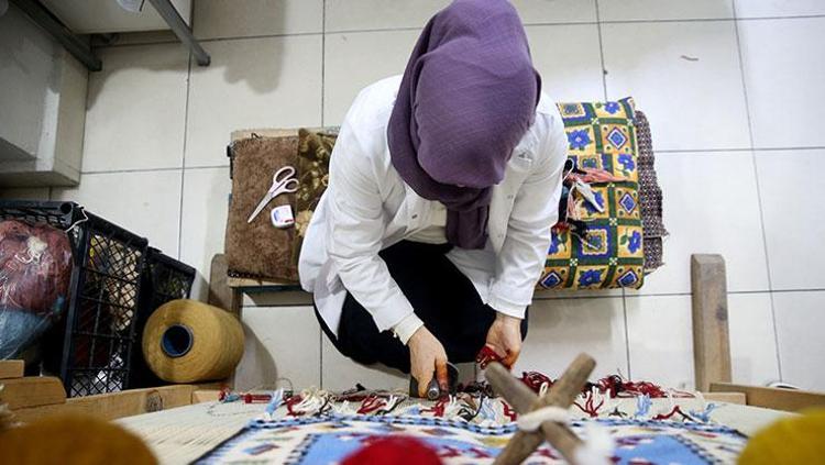 Tarihi kilim dokunup arşivleniyor Tek amaç unutulmaması