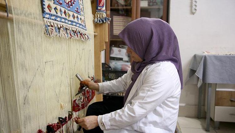 Tarihi kilim dokunup arşivleniyor Tek amaç unutulmaması