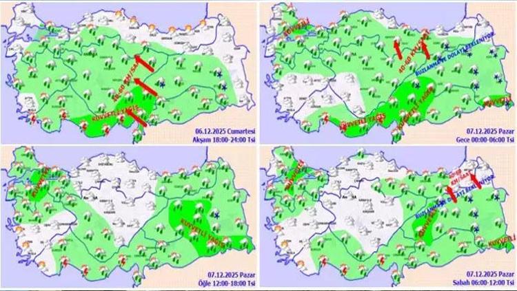 Meteoroloji ve Valilik İstanbul için alarm verdi Çok kuvvetli sağanak yağış geliyor