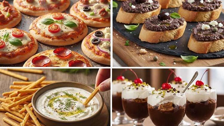 Aniden gelen misafirler korkutmasın 5 dakikada hazır tatlı ve tuzlu tarifler