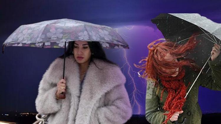 Meteoroloji son hava durumu raporunu yayınladı: Sağanak ve kuvvetli soğuk geliyor