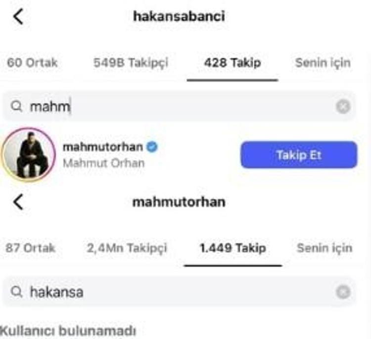 Hakan Sabancı, Naz Şahin’le görüntülendi, Mahmut Orhan takibi bıraktı