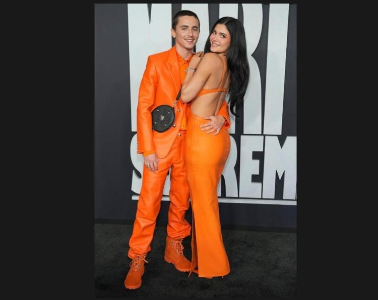 Ayrıldıkları iddia edilen Timothee Chalamet ve Kylie Jenner kırmızı halıda fırtına estirdi