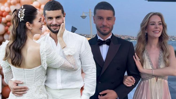 Tatilde aşka geldiler Berk Oktay ve Yıldız Çağrı Atiksoydan romantik poz