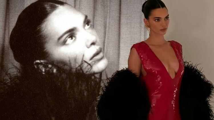 Kendall Jenner’dan sürpriz tercih Kürk Mantolu Madonnayı okuyor