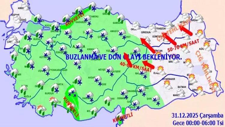 İstanbulda beklenen kar yağışı başladı Vali Gül açıkladı: Okullar tatil edilecek mi