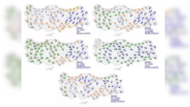 Meteoroloji ve AKOM’dan peş peşe uyarı Kar yağışı geri dönüyor: İstanbul ve Ankara dahil