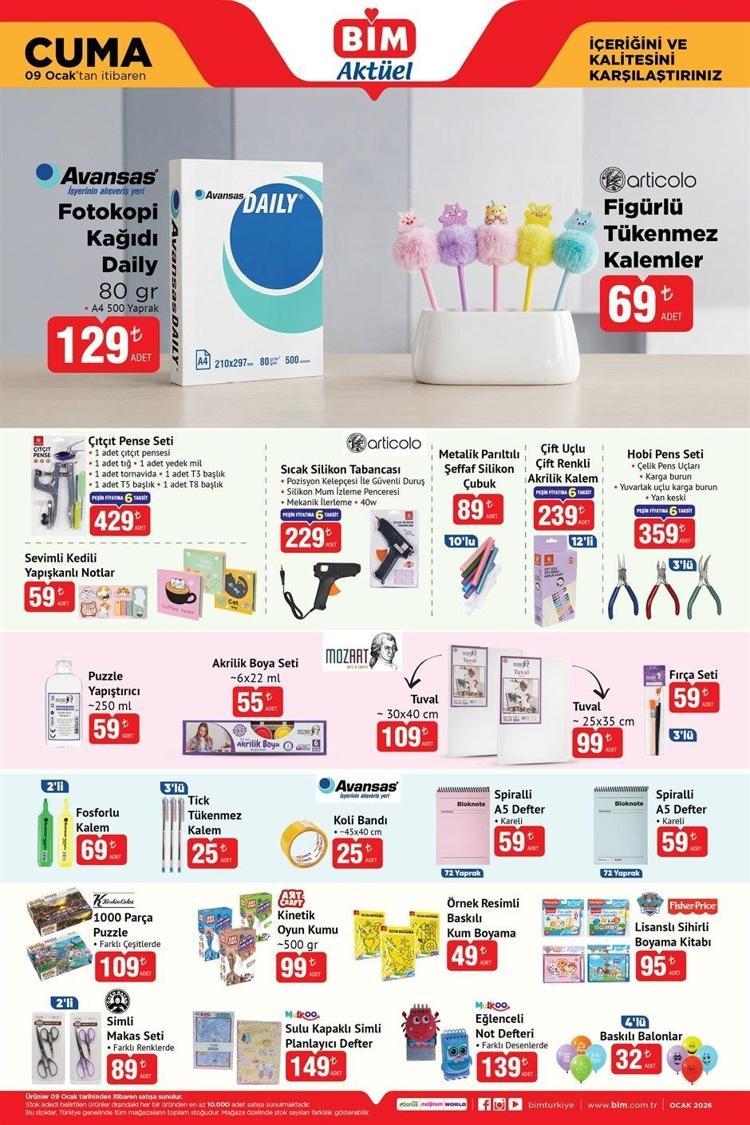 BİM AKTÜEL 6 - 9 OCAK 2026 İNDİRİMLİ LİSTE TAMAMI | BİM aktüel bu hafta hangi ürünler var, Stanley termos ne zaman geliyor, ne kadar, kaç TL