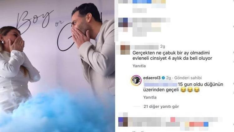 Karnı belirginleşti Eda Erol son halini paylaştı