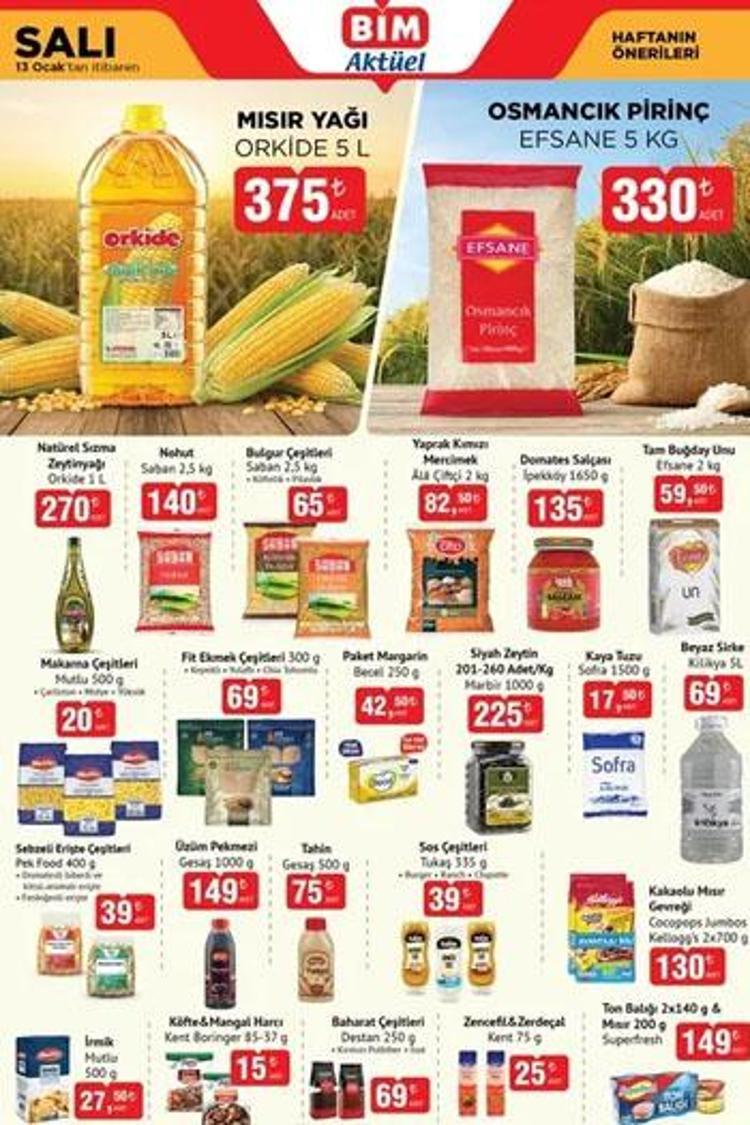 BİM aktüel ürünler kataloğu 9 - 13 Ocak 2026: Düdüklü tencere, temizlik seti...