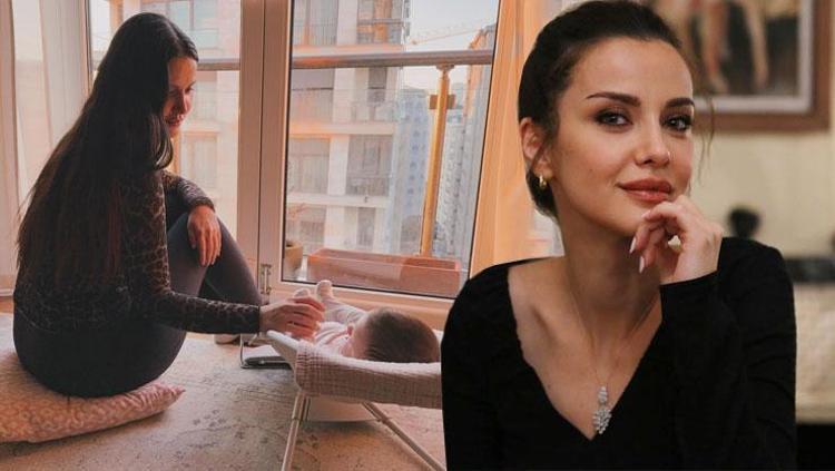 Annelik heyecanı yaşıyor İrem Helvacıoğlunun kızından yeni kare