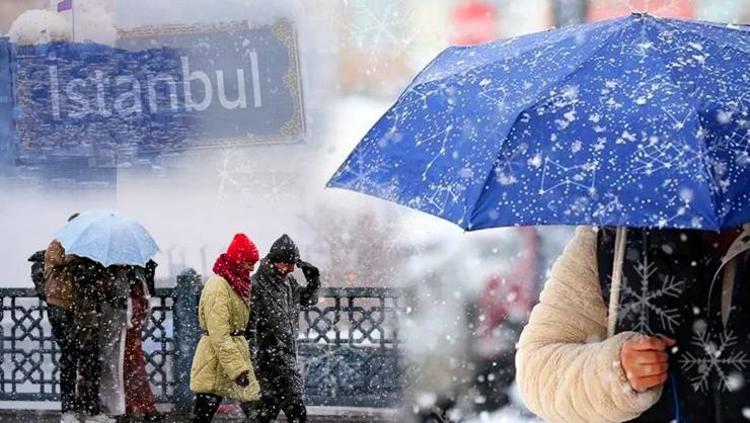 Buraya kar düşmedi diyenler için uyarı İşi olmayan çıkmasın, sabaha kadar sürecek