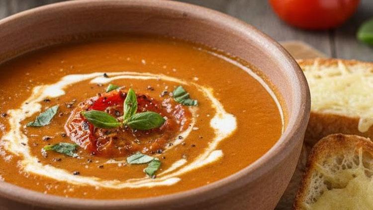 Tadı damakta kalan köz domates çorbası tarifi Bir tabak yiyen ikinciyi istiyor