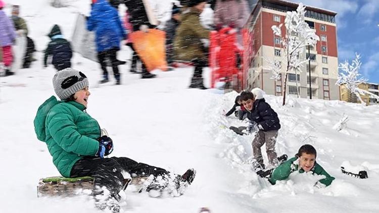 Kar eğitimi durdurdu: 13 Ocak Salı günü okulların tatil edildiği il ve ilçeler
