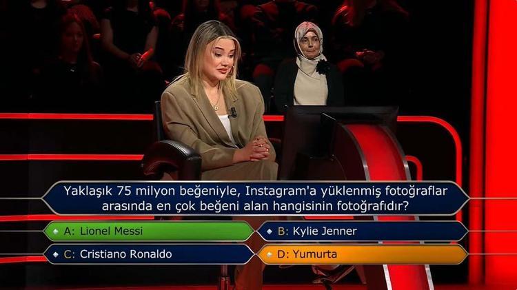 Milyonere damga vuran Messi sorusu 450 bin TLsinden oldu