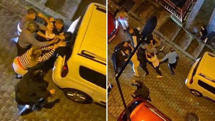 15 dakika durmadan korna çaldı, tekme tokat dayak yedi Yanlış park mahalleyi ayağa kaldırdı