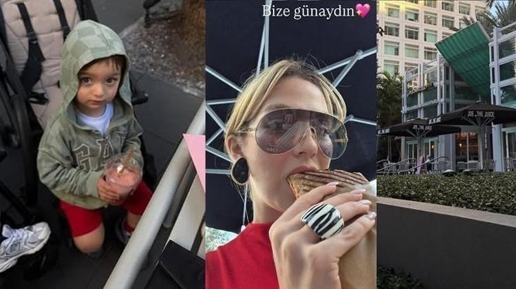 İdo Tatlıses ve Yasemin Şefkatli tatilde Emir ve Ayelin keyifli halleri