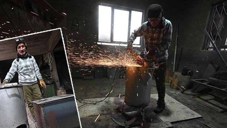 63 yaşındaki adam 35 yıldır bu mesleği yapıyor Elleriyle üretip depremden etkilenen illere gönderdi