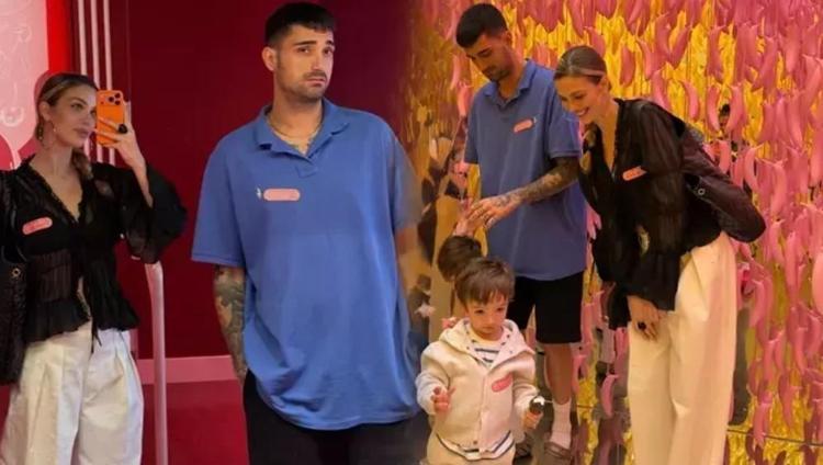Yasemin Şefkatli’den aile pozu İkizler Emir ve Ayel büyüdü