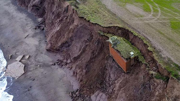 Nükleere dayanıklıydı, erozyona yenildi Uçurumun ucunda asılı kaldı
