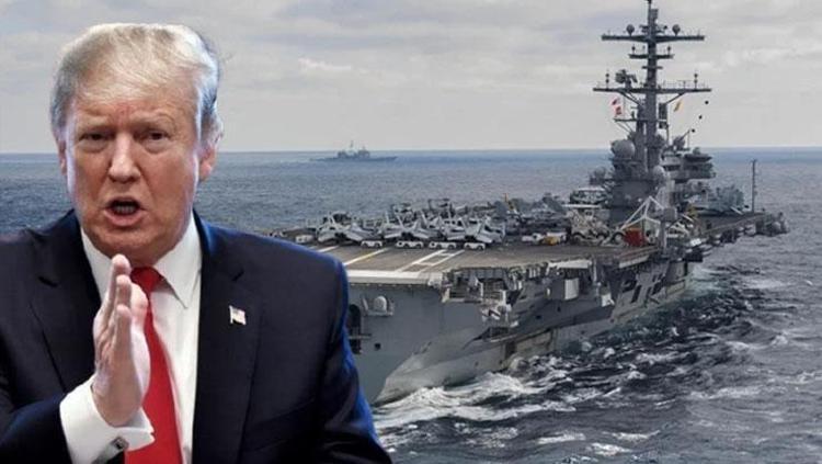 Trumptan tansiyonu yükseltecek açıklama İran’a doğru ilerleyen devasa bir donanma var