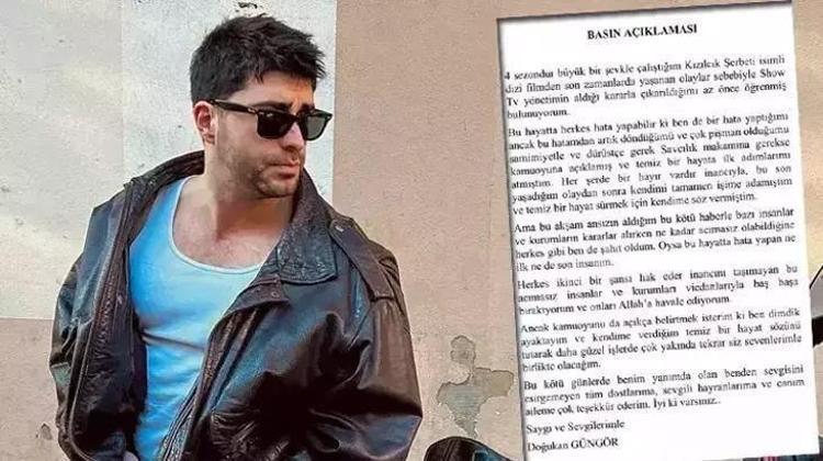 Kızılcık Şerbeti setinde duygusal veda Doğukan Güngör gözyaşlarına boğuldu