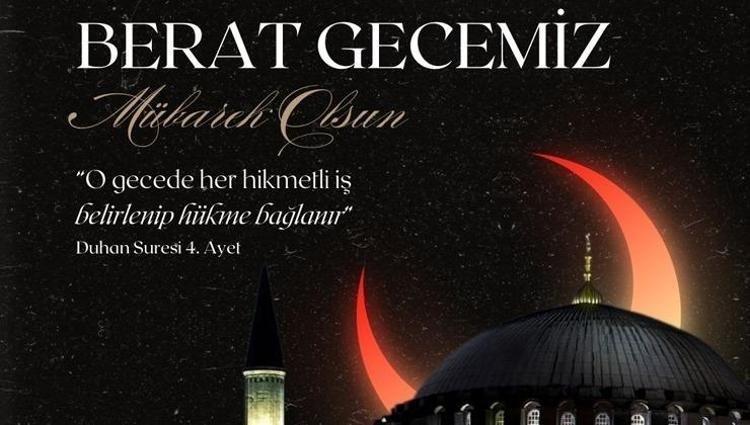 DUALI BERAT KANDİLİ MESAJLARI 2026 || Ayetli, hadisli, resimli, kısa ve anlamlı Berat Gecesi kutlama ve kandiliniz mübarek olsun sözleri (Whatsapp, Instagram ve Facebook) 🌙