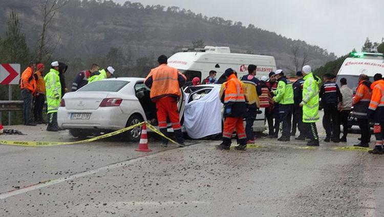 BURDURDA KAFA KAFAYA ÇARPIŞMA