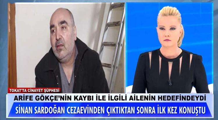 Cezaevinden tahliye edildi Sinan Sardoğan, Müge Anlının yayınına çıktı