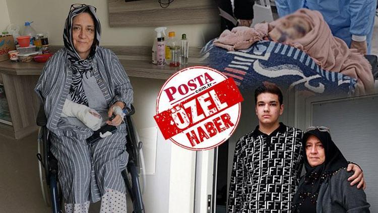 El ele son yürüyüş Enkaz altında beni 20 bardak su, oğullarımı protein tozu kurtardı