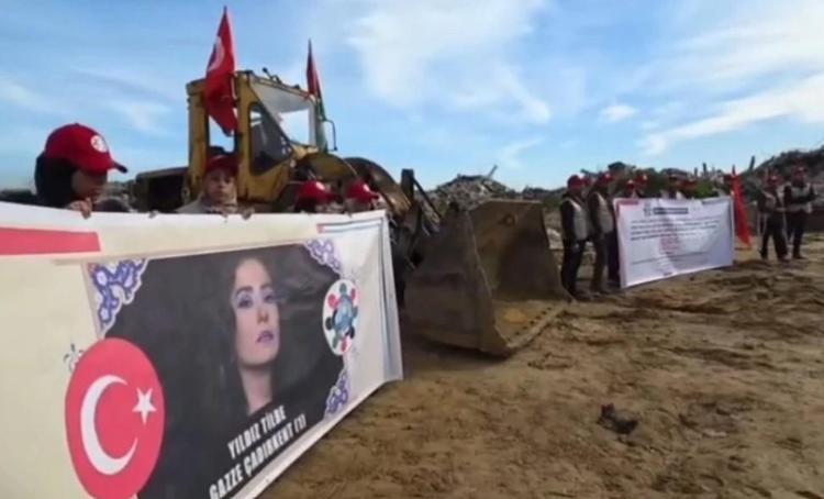 300 bin dolarlık bağış yapmıştı Gazzede Yıldız Tilbe inşaatı başladı