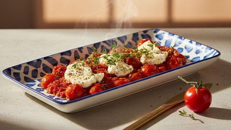 Kahvaltıya yapmayan pişman oluyor 3 adet domatesi olan ocağın başına koşuyor