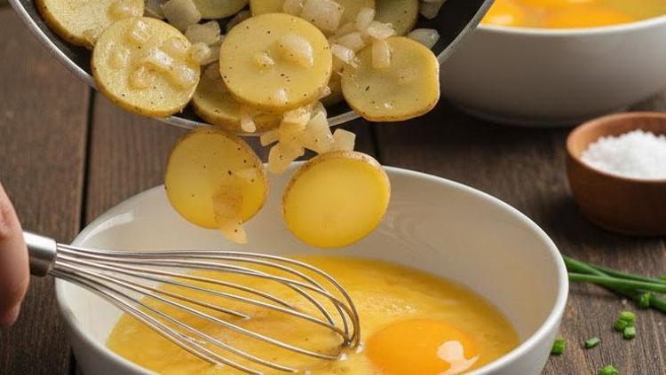 Geleneksel İspanyol omleti tarifi Kahvaltıya 5 dakikada hazır lezzet