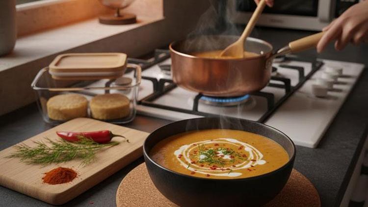 Mercimek çorbasını böyle yapan yaşadı Konsantre hale getirip buzluğa atın