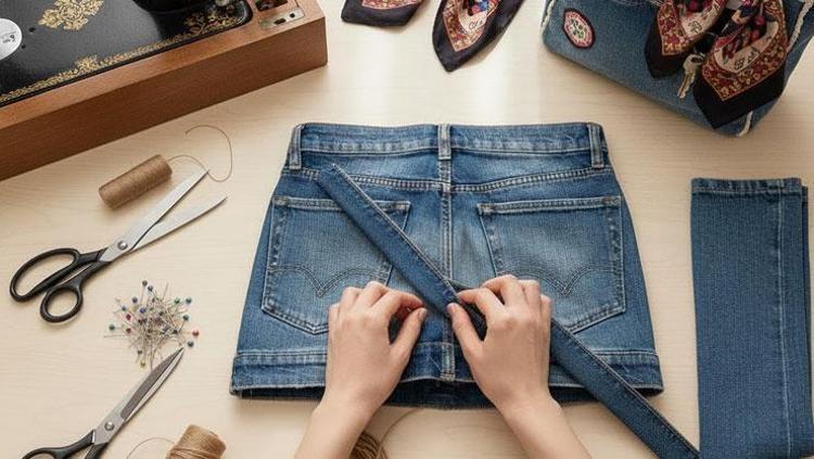 ESKİYEN KOT PANTOLONUNUZU ÇÖPE ATMAYIN