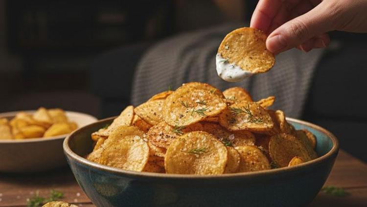 Evde cips nasıl yapılır Patatesi olan hemen denesin: Hem sağlıklı hem ekonomik