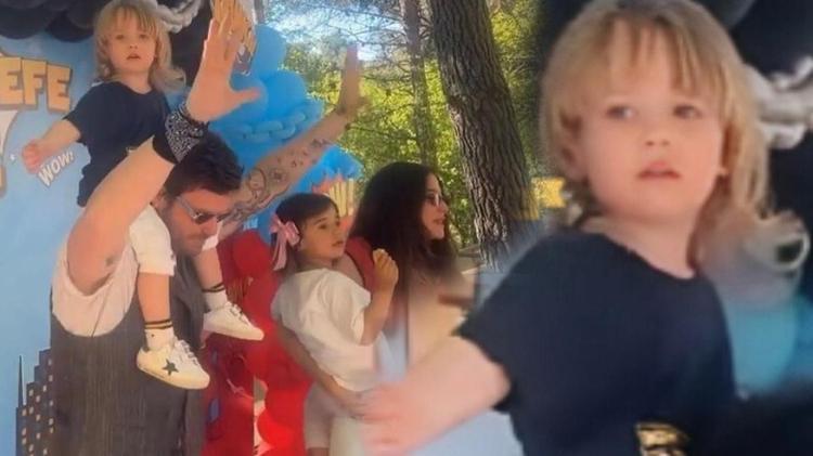 Kıvanç Tatlıtuğ’un oğlu Kurt Efe spora başladı Yeteneği şaşırttı