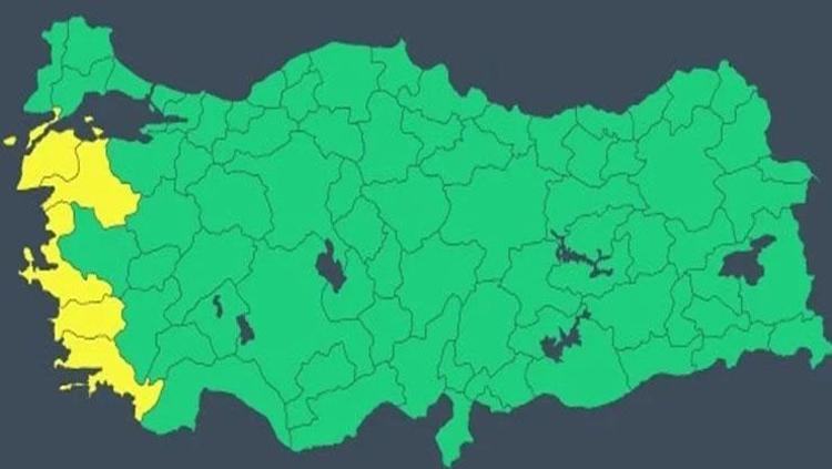 8 KENTTE SARI KODLU UYARI