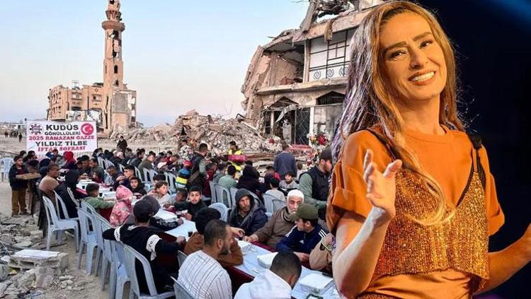 Gazzede 12 bin kişiye iftar veren Yıldız Tilbe konuştu Yaptığım denizde damla bile değil