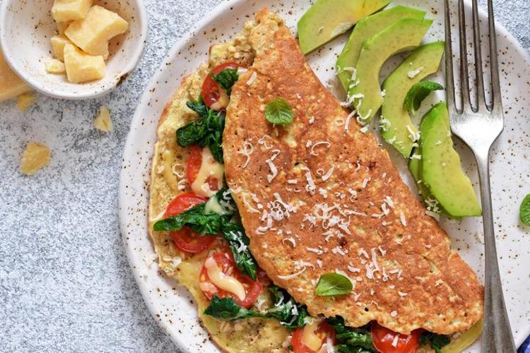 2) YULAFLI PEYNİRLİ OMLET