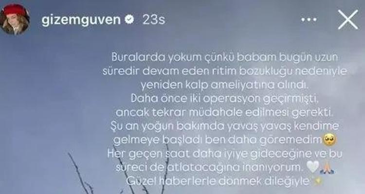 ÜÇÜNCÜ KEZ AMELİYAT OLDU