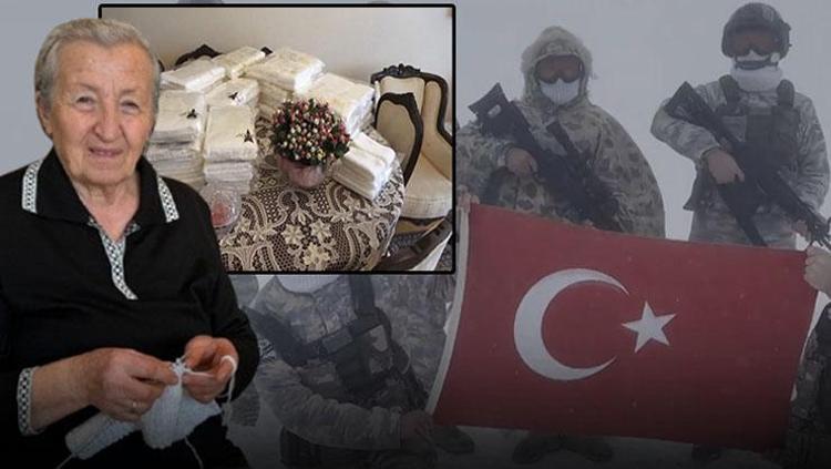 Sen çok yaşa Hatice Nine Parkinson bile engel olamadı, 1000 Mehmetçiki ısıttı