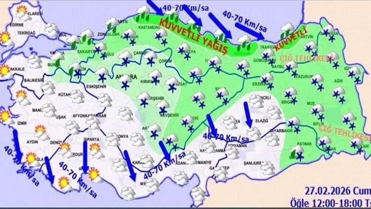 Fırtına ve kar etkisini artırıyor Valilikler peş peşe duyurdu: İşte okulların tatil olduğu iller
