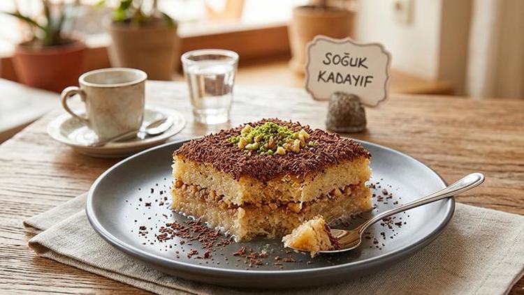 Lezzetiyle damak çatlatan soğuk kadayıf tarifi Yiyen bir dilim daha istiyor, iftar davetlerinin yeni yıldızı